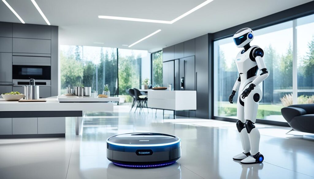 الروبوتات الذكية في المنزل